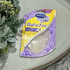 Dr. Scholls New Improved Ball of Foot FabustepGel Cushions Stays Firmly In Place